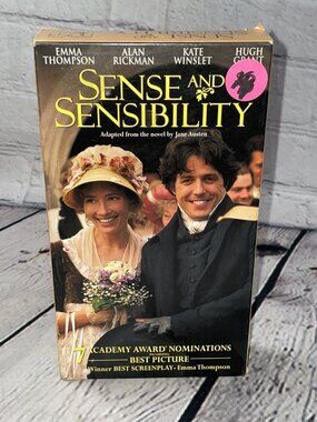 Sense and Sensibility starring Emma Thompson, Hugh Grant, Winslet (VHS, 1996)